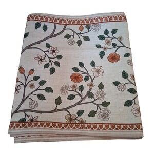 Designer Linen Fall Thanksgiving Floral Rectangular Table Runner 17"x118"